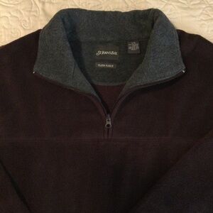 🎄🎅 Man’s St John’s Bay - Dark Burgundy Plush Fleece